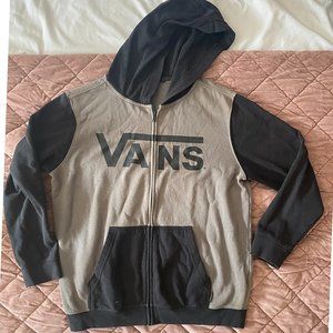 Vans boys zip up hoodie